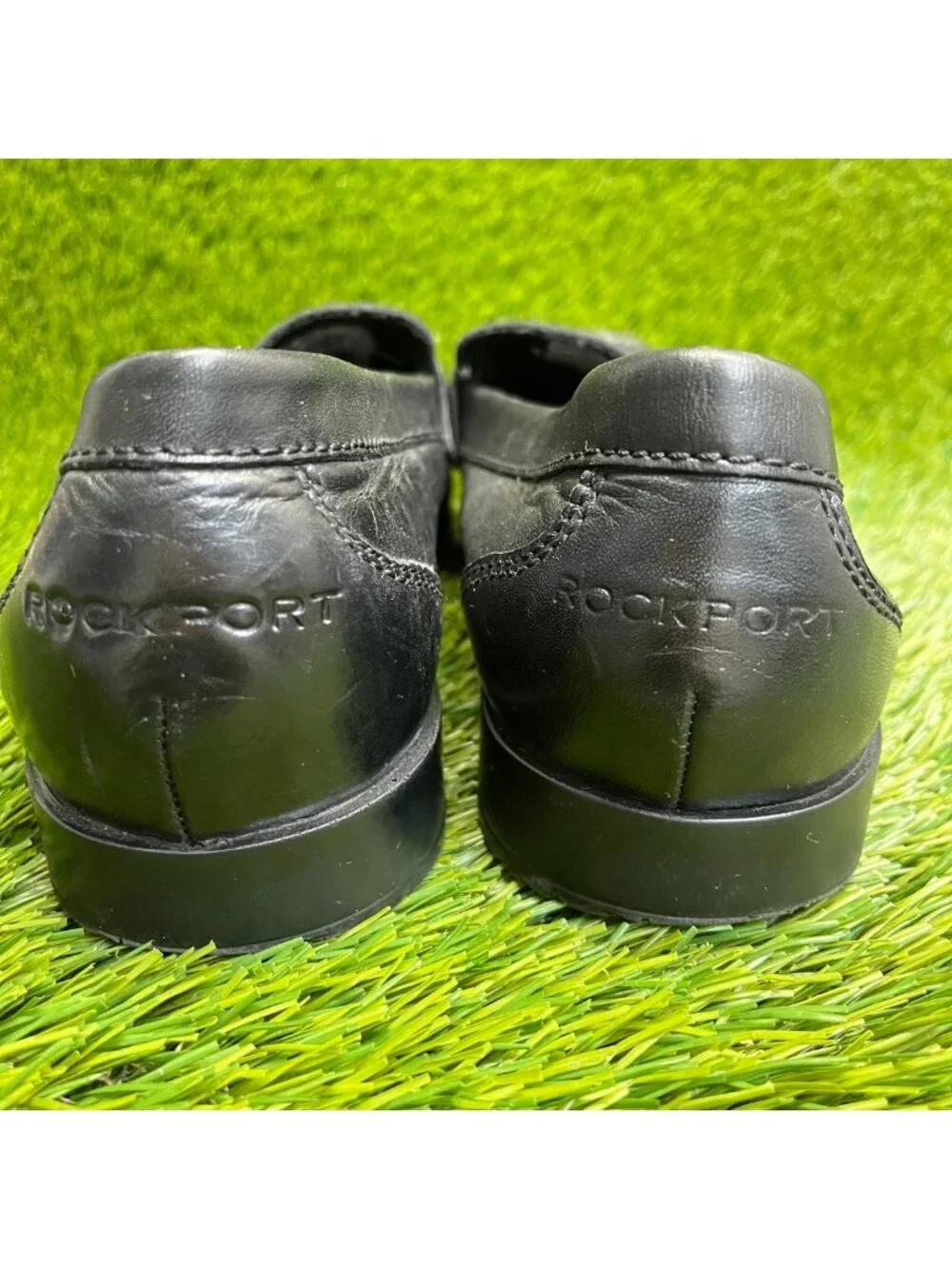 Rockport Walkability Mens Size 11 Black Classic Leather Penny Loafer Dress Shoes